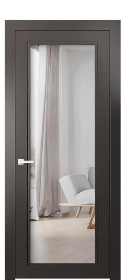 Дверь межкомнатная Neo Classic 8000 Матовый антрацит Двустороннее зеркало, триплекс, 6 мм Гладкий компланарный наличник МАН Цена 60731 ₽ Наличники уже входят в базовый комплект. Фабрика дверей Волховец 8 (800) 551 43 19 Межкомнатная дверь Neo Classic 8000 Матовый антрацит Двустороннее зеркало, триплекс, 6 мм Цена 60731 ₽ | Volhovec