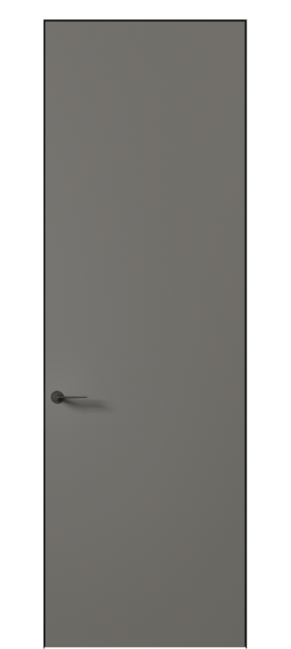 Дверь межкомнатная Planum Pro 0010 Матовый классический серый  Скрытый короб Черный Цена 41150 ₽ Cкрытый короб уже входит в комплект. Фабрика дверей Волховец 8 (800) 551 43 19 Межкомнатная дверь Planum Pro 0010 Матовый классический серый  Цена 41150 ₽ | Volhovec