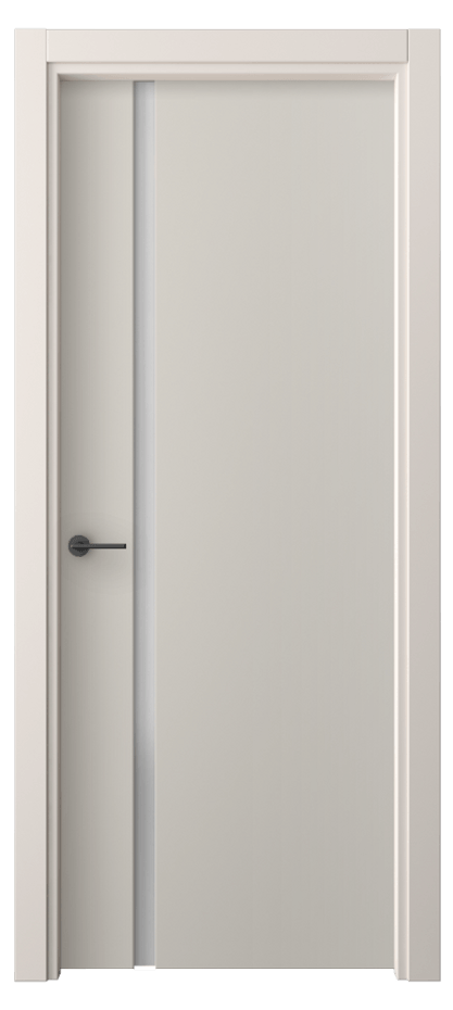 Межкомнатная дверь Freedom 4222 ПЭТ светло-серый Сатинированное стекло Цена 37900 ₽ | Volhovec