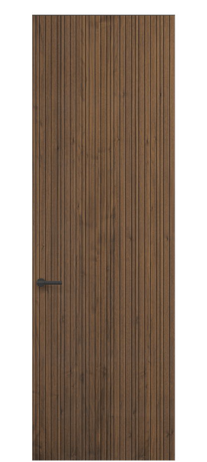 Дверь межкомнатная Select АКП 0021 Орех умбра матовый  Скрытый короб Черный Цена 103940 ₽ Наличники уже входят в базовый комплект. Фабрика дверей Волховец 8 (800) 551 43 19 Межкомнатная дверь Select АКП 0021 Орех умбра матовый  Цена 103940 ₽ | Volhovec