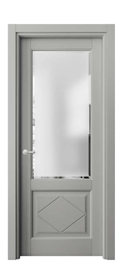 Дверь межкомнатная Toscana Rombo 6342 Бук нейтральный серый Сатинированное стекло с фацетом, 6 мм Гладкий наличник БНСР Цена 98490 ₽ Наличники уже входят в базовый комплект. Фабрика дверей Волховец 8 (800) 551 43 19 Межкомнатная дверь Toscana Rombo 6342 Бук нейтральный серый Сатинированное стекло с фацетом, 6 мм Цена 98490 ₽ | Volhovec