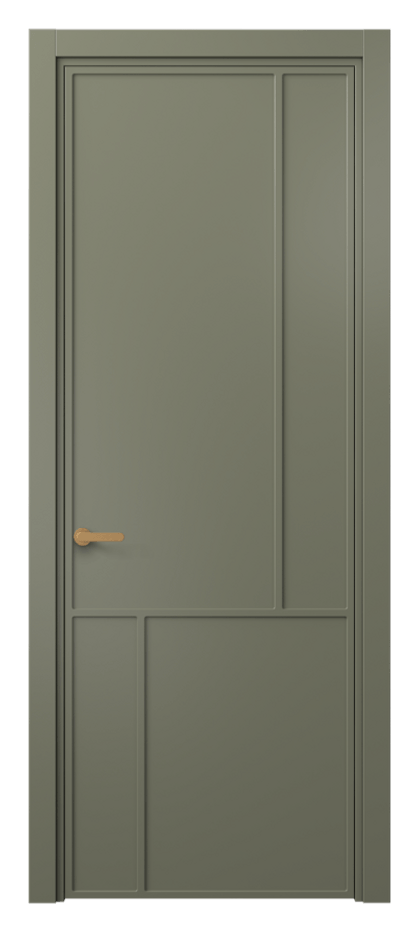 Межкомнатная дверь Фрэйм 8606 Матовый оливковый тёмный  Цена 47410 ₽ | Volhovec