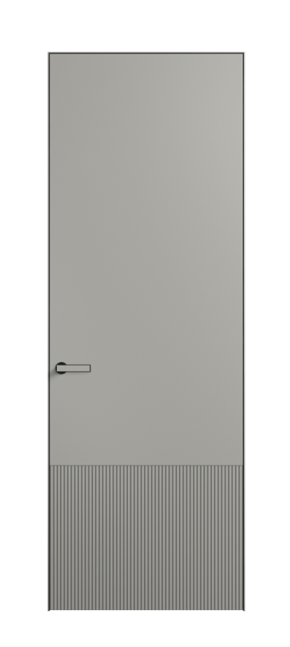 Дверь межкомнатная Вельвет АКП 8202 Матовый нейтральный серый. Скрытый короб Черный Цена 62310 . Фабрика дверей Волховец 8 (800) 551 43 19 Межкомнатная дверь Вельвет АКП 8202 Матовый нейтральный серый. Цена 62310 | Volhovec