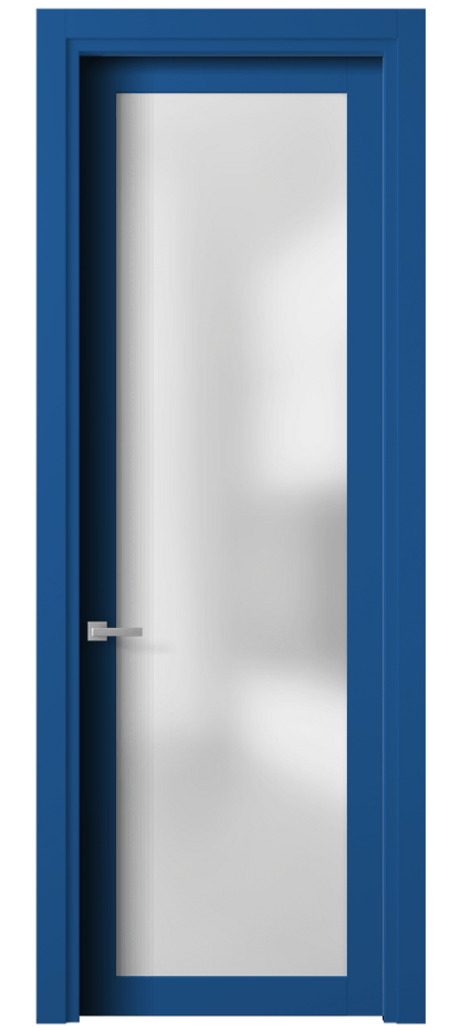 Межкомнатная дверь Planum 2102 Матовый белоснежный Сатинированное стекло Цена 68090 ₽ | Volhovec