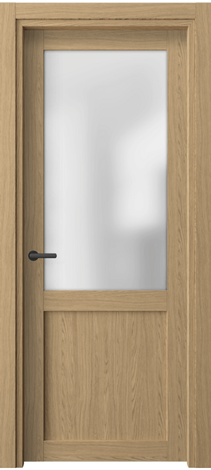 Межкомнатная дверь Neo 2122 Жемчужный дуб Сатинированное стекло Цена 25950 ₽ | Volhovec