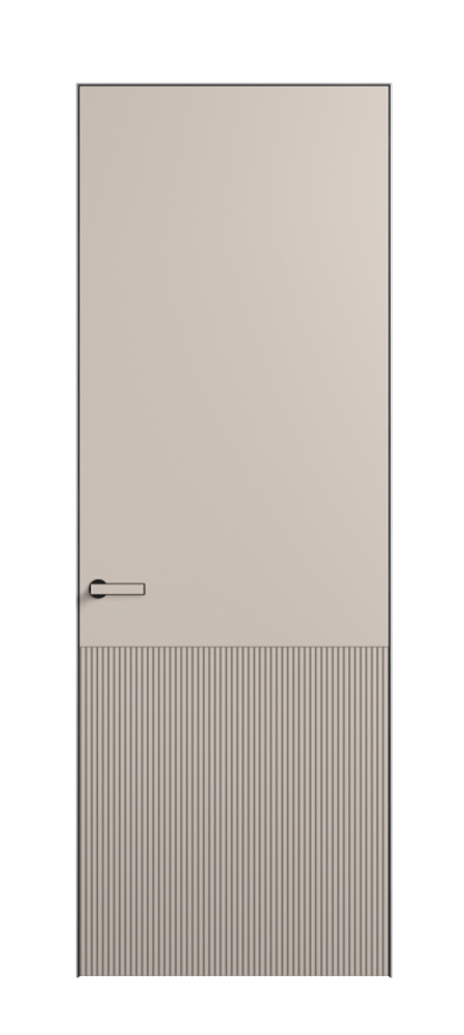 Дверь межкомнатная Вельвет 8204 Матовый светло-бежевый. Скрытый короб Черный Цена 57980 . Фабрика дверей Волховец 8 (800) 551 43 19 Межкомнатная дверь Вельвет 8204 Матовый светло-бежевый. Цена 57980 | Volhovec