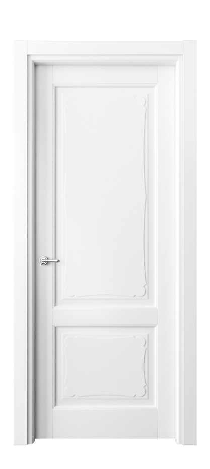 Межкомнатная дверь Тоскана Элегантэ 6323 Матовый белоснежный  Цена 105420 ₽ | Volhovec