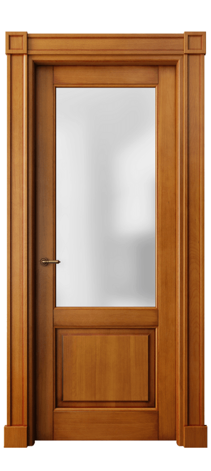 Межкомнатная дверь Toscana Plano 6302 Бук светлый с патиной Сатинированное стекло Цена 217760 сом | Volhovec