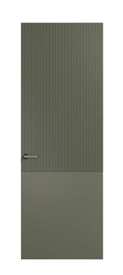 Дверь межкомнатная Velvet АКП 8205 Матовый оливковый тёмный. Скрытый короб Черный Цена 56020 . Фабрика дверей Волховец 8 (800) 551 43 19 Межкомнатная дверь Velvet АКП 8205 Матовый оливковый тёмный. Цена 56020  | Volhovec