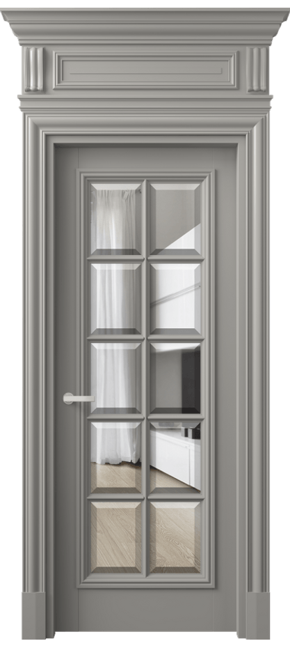 Дверь межкомнатная Antique 7310 Бук нейтральный серый Прозрачное стекло с фацетом КЭП + Объёмный фриз + Карниз БНСР Цена 193210 ₽ Наличники уже входят в базовый комплект. Фабрика дверей Волховец 8 (800) 551 43 19 Межкомнатная дверь Antique 7310 Бук нейтральный серый Прозрачное стекло с фацетом Цена 193210 ₽ | Volhovec