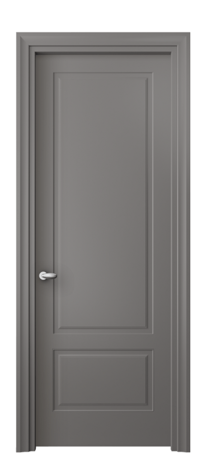 Дверь межкомнатная Esse 8541 Матовый классический серый  Фигурный универсальный наличник МКЛС Цена 44520 ₽ Наличники уже входят в базовый комплект. Фабрика дверей Волховец 8 (800) 551 43 19 Межкомнатная дверь Esse 8541 Матовый классический серый  Цена 44520 ₽ | Volhovec