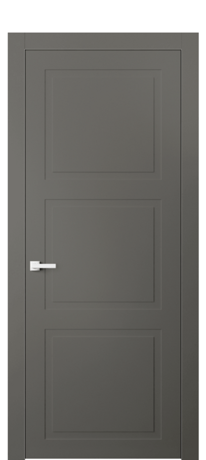 Дверь межкомнатная Neo Classic 8003 Матовый классический серый  Гладкий компланарный наличник МКЛС Цена 48079 ₽ Наличники уже входят в базовый комплект. Фабрика дверей Волховец 8 (800) 551 43 19 Межкомнатная дверь Neo Classic 8003 Матовый классический серый  Цена 48079 ₽ | Volhovec