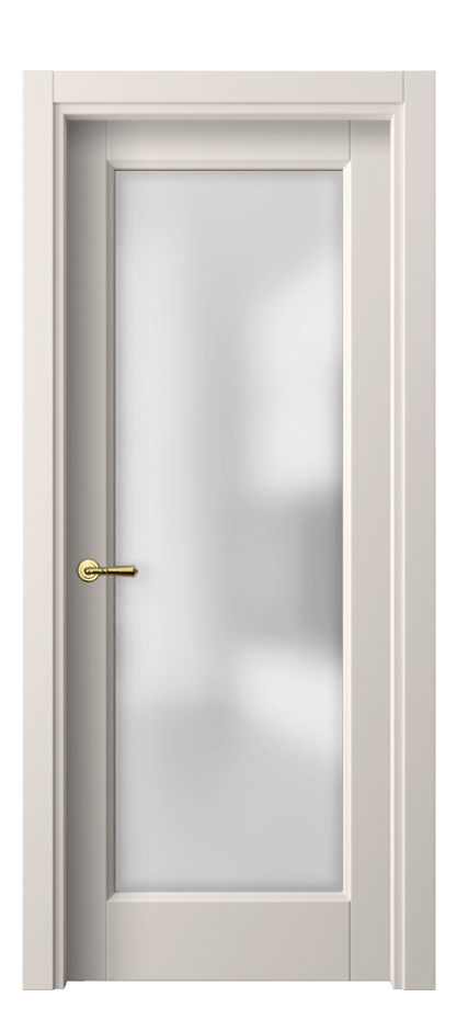 Дверь межкомнатная Galant 1402 ПЭТ тёплый-белый Сатинированное стекло Гладкий наличник ПЭТБ  Цена 1650 AZE Наличники уже входят в базовый комплект. Фабрика дверей Волховец 8 (800) 551 43 19 Межкомнатная дверь Galant 1402 ПЭТ тёплый-белый Сатинированное стекло Цена 1650 AZE | Volhovec