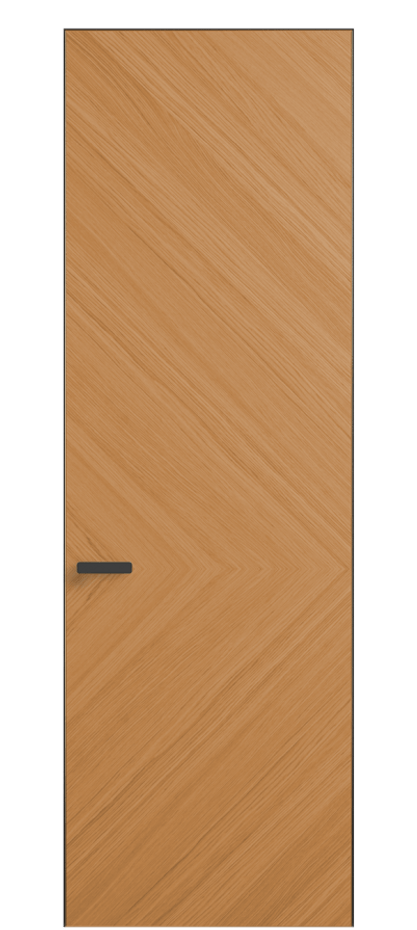 Дверь межкомнатная Rift 0202 Дуб миндальный матовый рифт  Скрытый короб Черный Цена 89089 ₽ Наличники уже входят в базовый комплект. Фабрика дверей Волховец 8 (800) 551 43 19 Межкомнатная дверь Rift 0202 Дуб миндальный матовый рифт  Цена 89089 ₽ | Volhovec