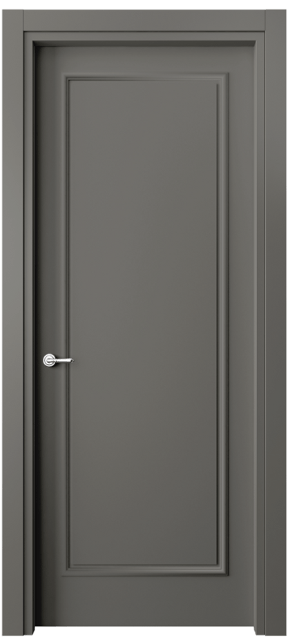 Межкомнатная дверь Париж 8101 Матовый классический серый  Цена 67830 ₽| Volhovec