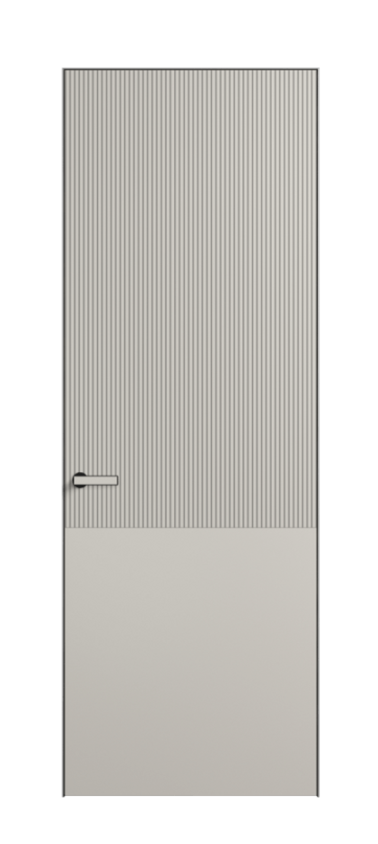 Дверь межкомнатная Velvet АКП 8205 Матовый облачно-серый. Скрытый короб Черный Цена 56020 . Фабрика дверей Волховец 8 (800) 551 43 19 Межкомнатная дверь Velvet АКП 8205 Матовый облачно-серый. Цена 56020  | Volhovec