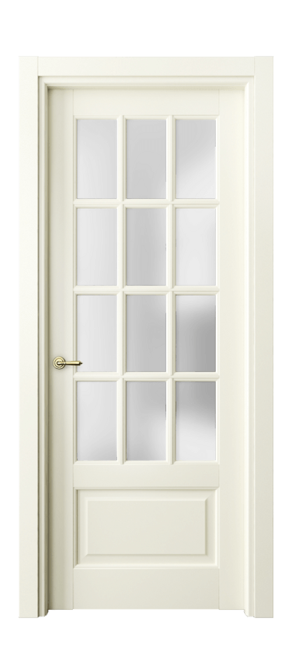 Межкомнатная дверь Toscana Grigliato 6313 Бук молочно-белый Сатинированное стекло Цена 119910 ₽ | Volhovec