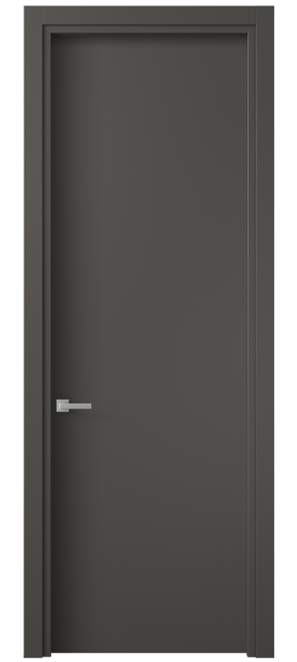 Дверь межкомнатная Planum 0010 ПЭТ графитовый  Гладкий наличник ПЭГФ  Цена 17919 ₽ Наличники уже входят в базовый комплект. Фабрика дверей Волховец 8 (800) 551 43 19 Межкомнатная дверь Planum 0010 ПЭТ графитовый  Цена 17919 ₽ | Volhovec