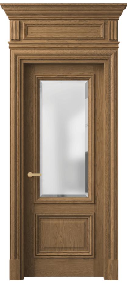 Дверь межкомнатная Antique 7302 Дуб мускатный матовый Сатинированное стекло с фацетом, 6 мм КЭП + Объёмный фриз + Карниз ДМС.М Цена 50967010 so'm Наличники уже входят в базовый комплект. Фабрика дверей Волховец 8 (800) 551 43 19 Межкомнатная дверь Antique 7302 Дуб мускатный матовый Сатинированное стекло с фацетом, 6 мм Цена 50967010 so'm | Volhovec