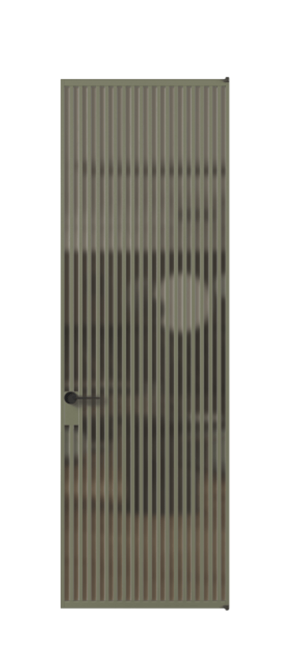 Алюминиевая дверь АЛПЛ040.06  Алюминий оливковый тёмный Сатинированное бронзовое стекло, триплекс, 6 мм. Без короба АОТ  Цена 191450 Стоимость комплекта двери включает: 
1. Полотно (600/650/700/750/800/850/900/950*2000-2400 мм).
2. Короб
3. Комплект фурнитуры (2 торцевые петли и магнитный замок с ответной планкой). Фабрика дверей Волховец 8 (800) 551 43 19  Алюминиевая дверь АЛПЛ040.06 Алюминий оливковый тёмный Сатинированное бронзовое стекло, триплекс, 6 мм Цена 191450  | Volhovec