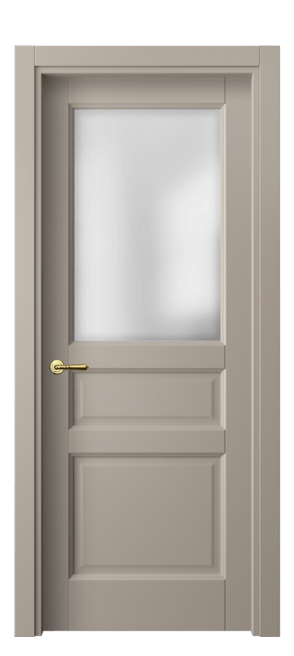 Межкомнатная дверь Galant 1432 Матовый бисквитный Сатинированное стекло Цена 49199 ₽ | Volhovec