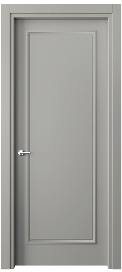Дверь межкомнатная Paris 8101 Матовый нейтральный серый  Гладкий наличник МНСР Цена 50990 ₽ Наличники уже входят в базовый комплект. Фабрика дверей Волховец 8 (800) 551 43 19 Межкомнатная дверь Paris 8101 Матовый нейтральный серый  Цена 50990 ₽| Volhovec