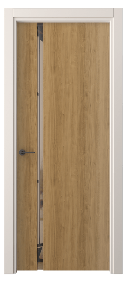 Межкомнатная дверь Freedom 4222 Грецкий орех Двустороннее бронзовое зеркало, триплекс, 8 мм Цена 42310 ₽ | Volhovec