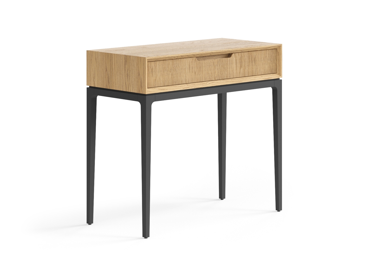 Консоль Velvet 1 ящик дуб соломенный матовый