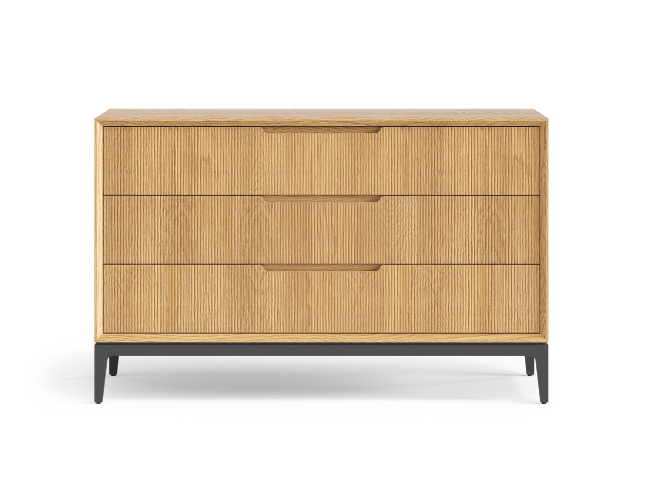 Комод Velvet 3 ящика дуб пшеничный матовый