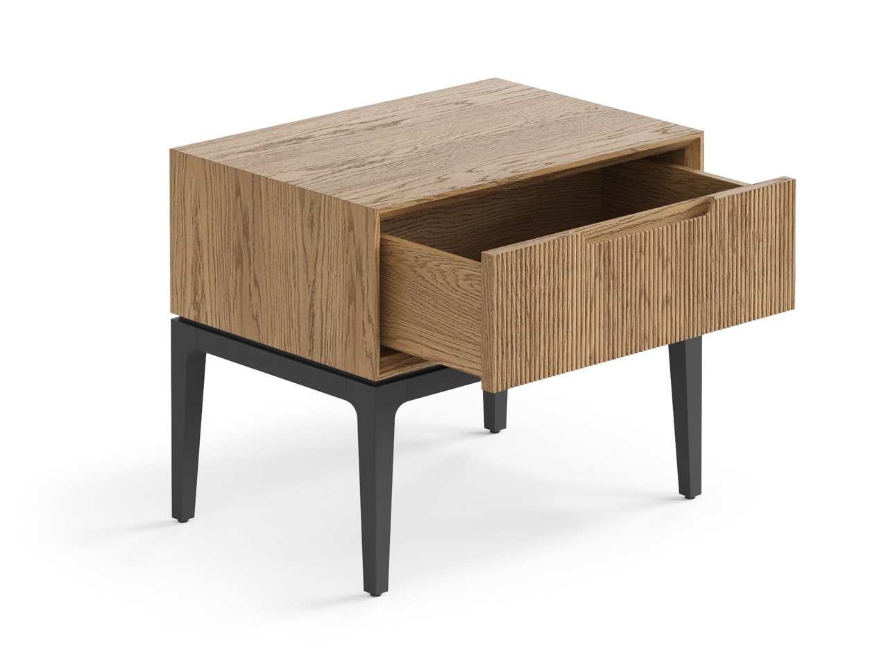 Тумба прикроватная Velvet 1 ящик дуб мускатный матовый