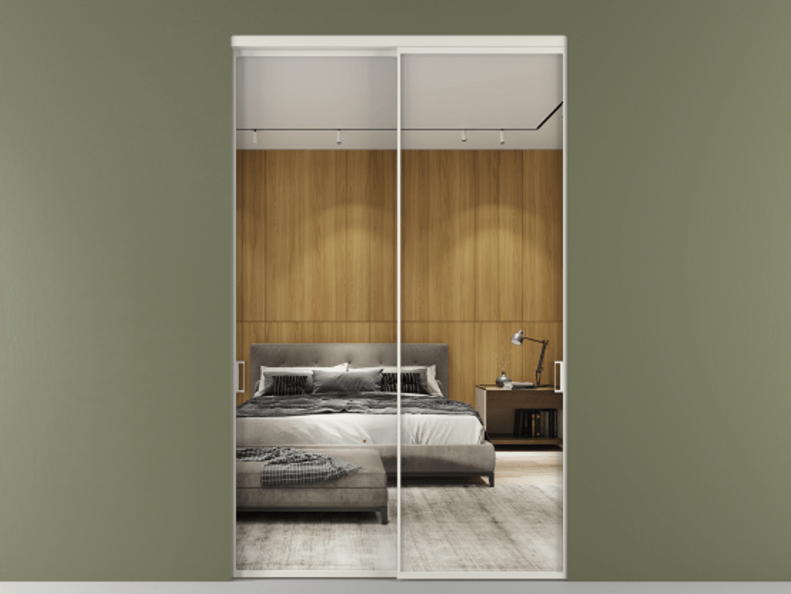 Перегородка Formato внутри проёма 2 створки АЛПР 040.01 Алюминий Белый Двустороннее зеркало, триплекс , триплекс 6 мм. Скрытый короб БЕЛ Цена 451290 ₽ 1. Полотно 2 шт. (800/2100 мм)
2. Комплект установки раздвижной системы
3. Базовый комплект фурнитуры
4.Ручка RONDO. Фабрика дверей Волховец 8 (800) 551 43 19 Перегородка Formato внутри проёма 2 створки АЛПР 040.01 Алюминий Белый Двустороннее зеркало, триплекс , триплекс 6 мм Цена 451290 ₽ | Volhovec