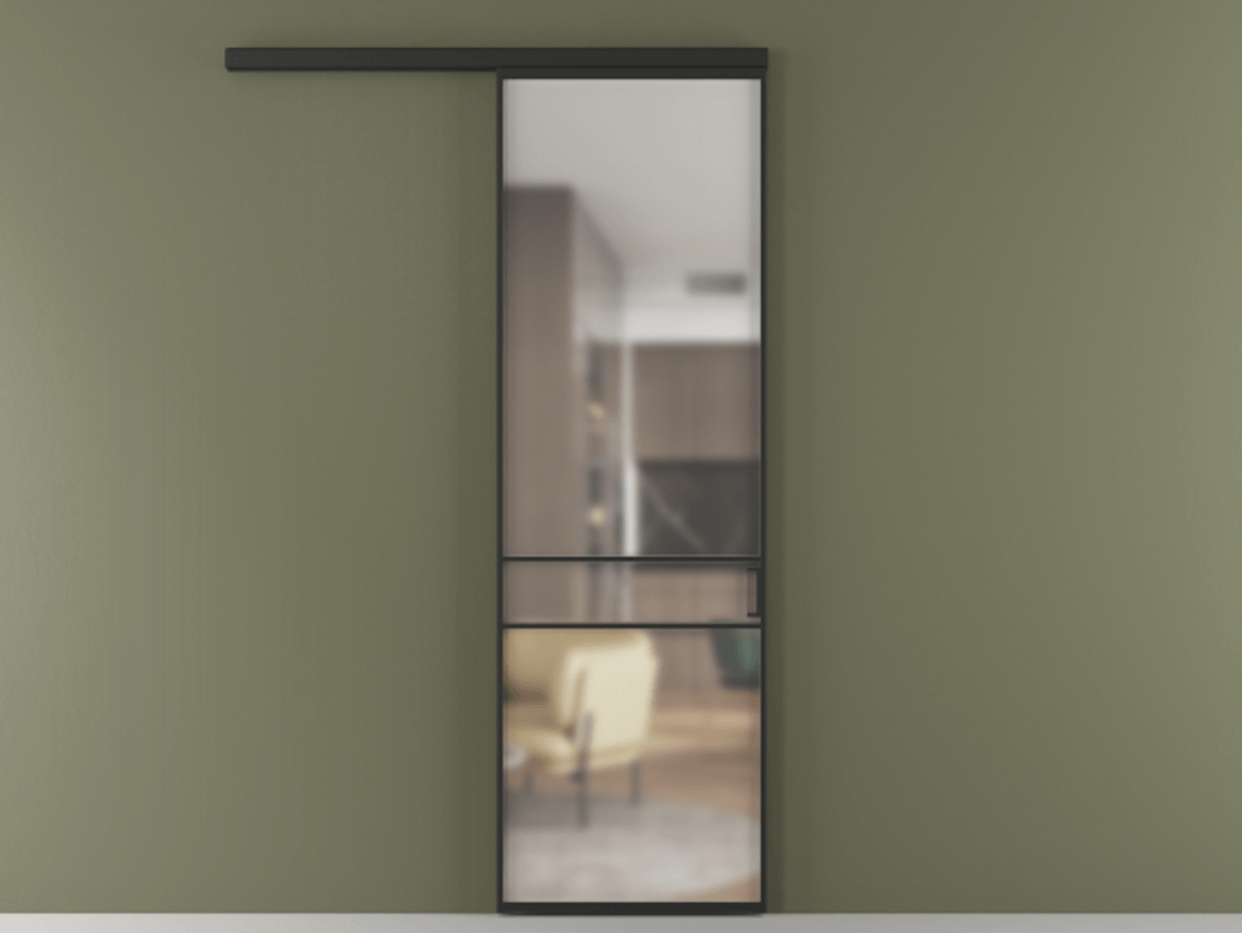 Перегородка Formato вдоль стены одностворчатая АЛПР 040.02 Алюминий Черный Сатинированное стекло "Matelux Crystal Vision", калёное, 6 мм, матовое, каленое 6 мм. Скрытый короб ЧЕР Цена 123380 ₽ 1. Полотно (800/2100 мм)
2. Комплект установки раздвижной системы
3. Базовый комплект фурнитуры
4.Ручка RONDO
. Фабрика дверей Волховец 8 (800) 551 43 19  Перегородка Formato вдоль стены одностворчатая АЛПР 040.02 Алюминий Черный Сатинированное стекло "Matelux Crystal Vision", калёное, 6 мм, матовое, каленое 6 мм Цена 123380 ₽  | Volhovec