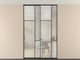 Алюминевая перегородка vntp2_7_ААН_DUNE+LED_new. Цвет Алюминий антрацит. Материал Алюминий в эмали. Коллекция Перегородка Mosaic внутри проёма двустворчатая со скрытым креплением в потолок. Фото. Алюминевая перегородка vntp2_7_ААН_DUNE+LED_new. Цвет Алюминий антрацит. Материал Алюминий в эмали. Коллекция Перегородка Mosaic внутри проёма двустворчатая со скрытым креплением в потолок. Картинка.