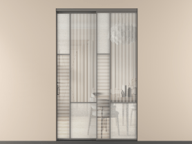 Алюминевая перегородка vnt2_6_АКЛС_DUNE+LED_new. Цвет Алюминий классический серый. Материал Алюминий в эмали. Коллекция Перегородка Mosaic внутри проёма двустворчатая. Фото. Алюминевая перегородка vnt2_6_АКЛС_DUNE+LED_new. Цвет Алюминий классический серый. Материал Алюминий в эмали. Коллекция Перегородка Mosaic внутри проёма двустворчатая. Картинка.