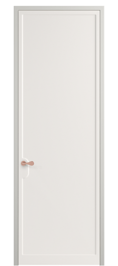 Дверь межкомнатная 7501 МПБЛ. Цвет Матовый пудровый белый. Материал Гладкая эмаль. Коллекция Softform. Картинка.
