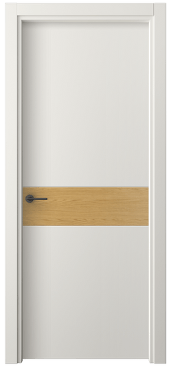 Дверь межкомнатная 4221 СТБЛ. Цвет Софт-тач белоснежный. Материал Полипропилен. Коллекция Freedom. Картинка.