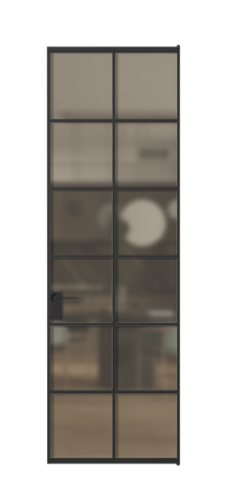 Межкомнатная дверь АЛПЛ040.05 Бронза сатин триплекс ЧЕР. Цвет Алюминий Черный. Материал Алюминий. Коллекция Formato. Фото. Дверь межкомнатная АЛПЛ040.05 Бронза сатин триплекс ЧЕР. Цвет Алюминий Черный. Материал Алюминий. Коллекция Formato. Картинка.