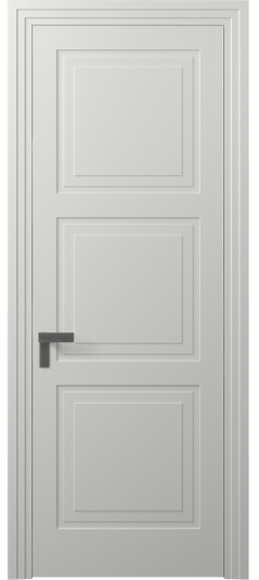 Дверь межкомнатная 8331 МССР. Цвет Матовый светло-серый. Материал Гладкая эмаль. Коллекция Rocca. Картинка.