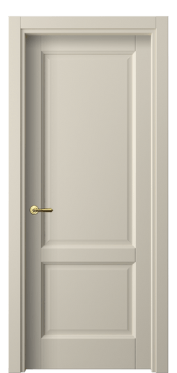 Дверь межкомнатная 1421 МБСР. Цвет Матовый бежево-серый. Материал Гладкая эмаль. Коллекция Галант. Картинка.