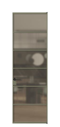 Межкомнатная дверь АЛПЛ040.04 Бронза сатин триплекс АОТ. Цвет Алюминий оливковый тёмный. Материал Алюминий в эмали. Коллекция Formato. Фото. Дверь межкомнатная АЛПЛ040.04 Бронза сатин триплекс АОТ. Цвет Алюминий оливковый тёмный. Материал Алюминий в эмали. Коллекция Formato. Картинка.