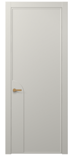 Дверь межкомнатная АКП 8605 МТСР. Цвет Матовый тёплый серый. Материал Гладкая эмаль. Коллекция Frame. Картинка.