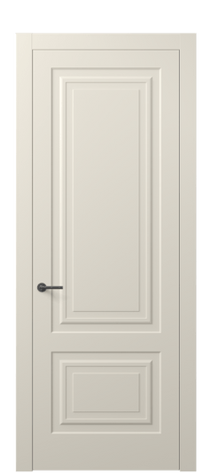 Дверь межкомнатная АКП 8451 МБСР. Цвет Матовый бежево-серый. Материал Гладкая эмаль. Коллекция Mascot. Картинка.
