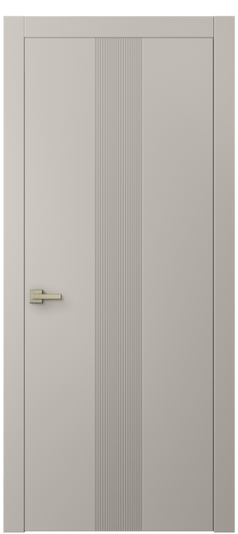 Дверь межкомнатная 8042 МСБЖ. Цвет Матовый светло-бежевый. Материал Гладкая эмаль. Коллекция Linea. Картинка.