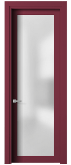 Дверь межкомнатная 2102 - planum Красно-фиолетовый RAL 4002. Цвет RAL Красно-фиолетовый RAL 4002. Материал Гладкая эмаль. Коллекция Планум. Картинка.
