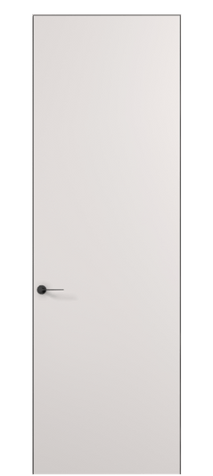 Дверь межкомнатная АКУ 0010 ПЭКС . Цвет ПЭТ кремово-серый. Материал ПЭТ. Коллекция Planum Pro. Картинка.