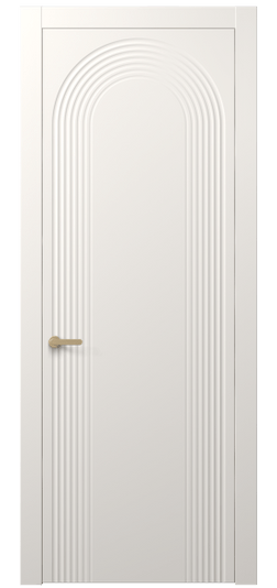 Дверь межкомнатная АКП 8648 МПБЛ. Цвет Матовый пудровый белый. Материал Гладкая эмаль. Коллекция Alba. Картинка.