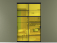 Перегородка Formato внутри проёма двустворчатая