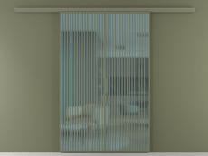 Перегородка Formato вдоль стены двустворчатая