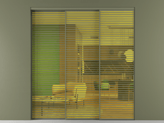 Перегородка Formato внутри проёма телескопик синхро 2