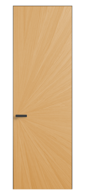 Дверь межкомнатная 0206 ДЗМЛР Дуб золотой матовый. Цвет Дуб золотой матовый рифт. Материал Радиальный шпон Naturwood. Коллекция Rift. Картинка.
